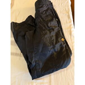Descente Insulated Ski Pants 36x30 stretch waist zipper/snap down leg pockets